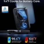 Portable Wireless Power Bank - 2-in-1 Power Bank, Wireless Fast Charging, Emergency Charging